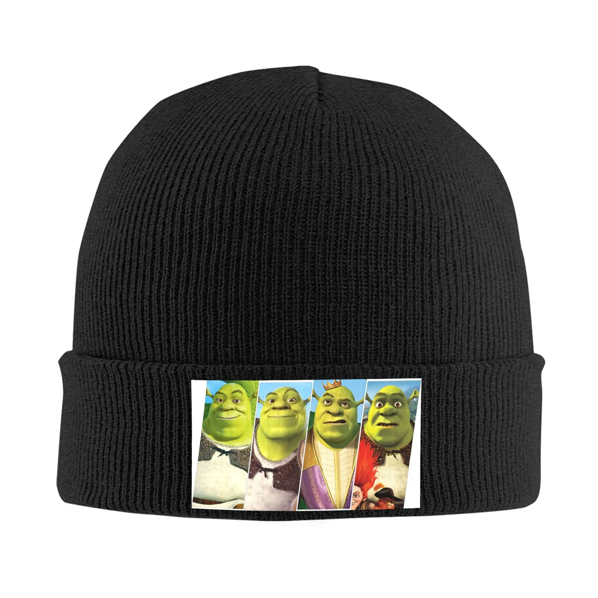 Custom S-Shreks Beanie Cap Unisex Winter Warm Motorkap Homme Gebreide Muts Hip Hop Outdoor Ski Skullies Mutsen Hoeden voor Mannen Vrouwen