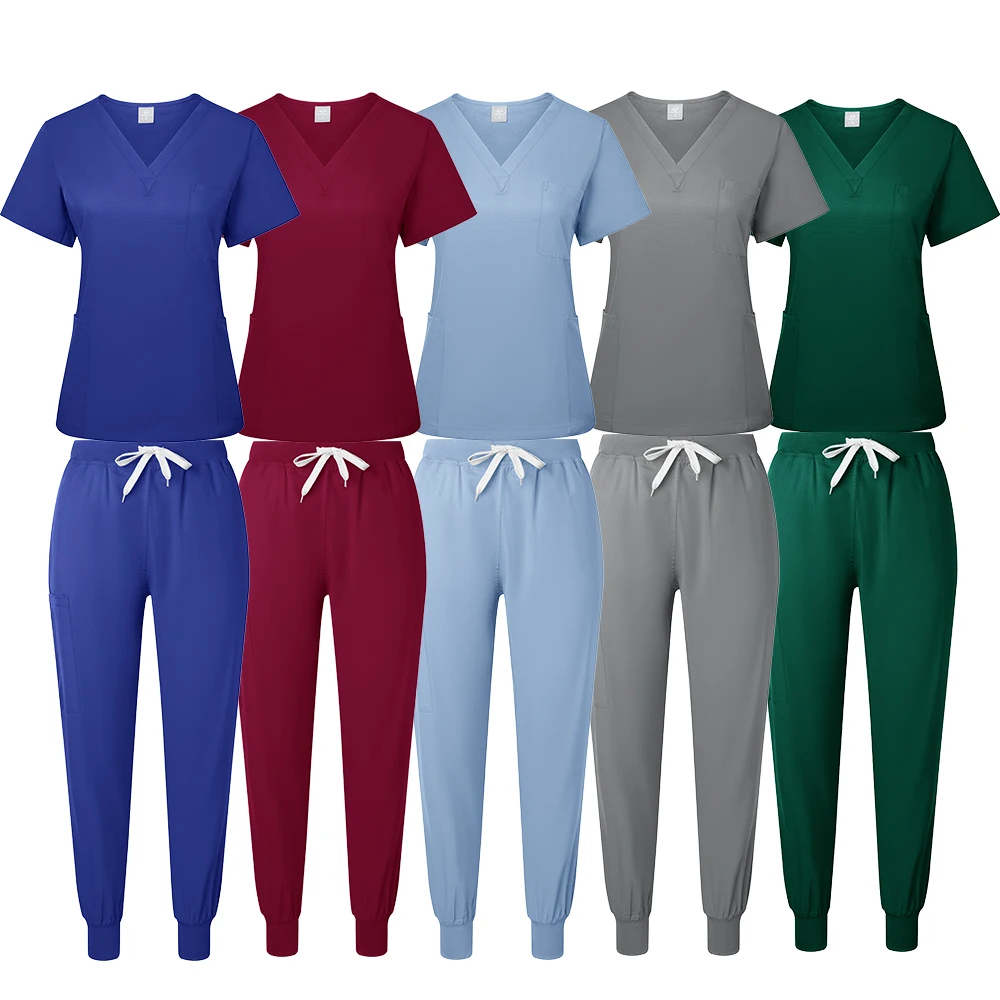 New Scrubs Wholesale Medical Uniform Scrubs Hospital Working Scrubs Set Medical Supplies Nurse Dental Surgery Suit Workwear