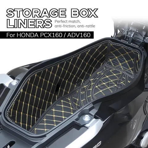 오토바이 보관함 라이너 시트 버킷 패드 혼다 PCX160 ADV160 PCX ADV 160 용 뒷 트렁크 카고 라이너 보호대 내부 쿠션