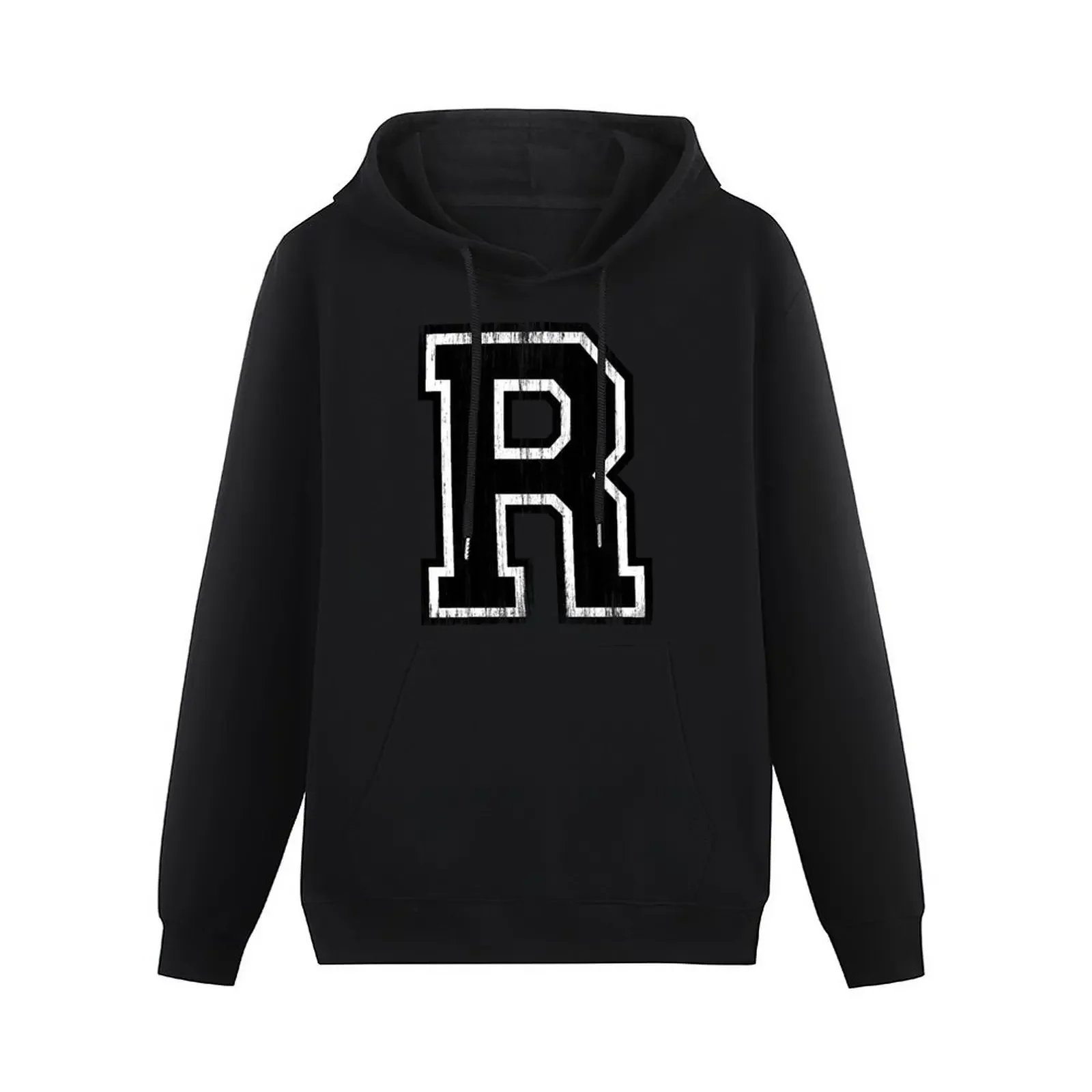 Big Varsity Letter R Pullover Hoodie male clothes graphic t shirts men blouse tracksuits