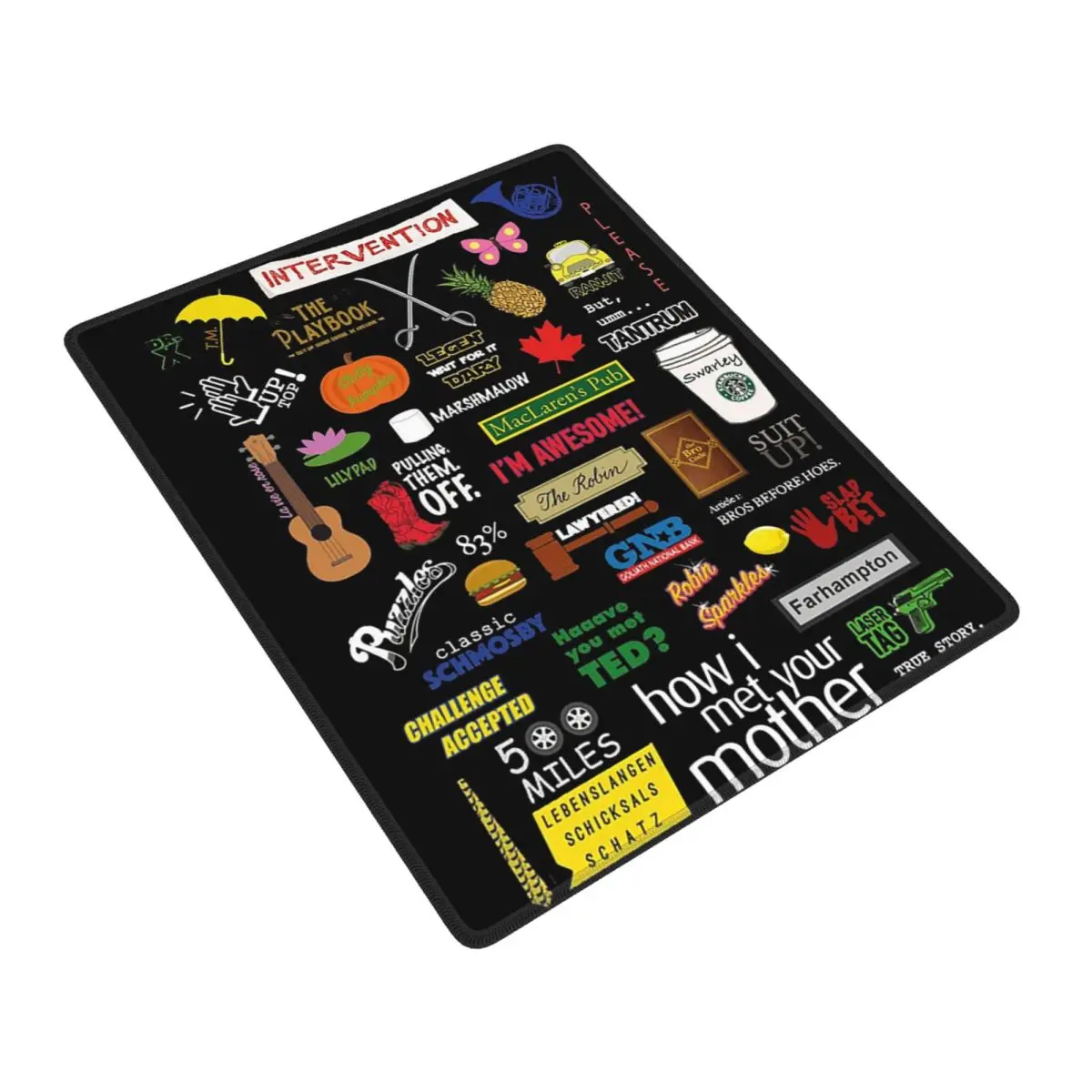 How I Met Your Mother HIMYM TV Show Collage Mouse Pad Gamer PC Laptop Mats Keyboard Computer Gaming Office Accessories Desk Mat