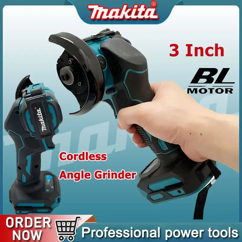 Makita Cordless Angle Grinder 3 Inch Angle Grinder Cordless 3 Inch Electirc CUT OFF Tool Cutting Circular Saw Power Tool