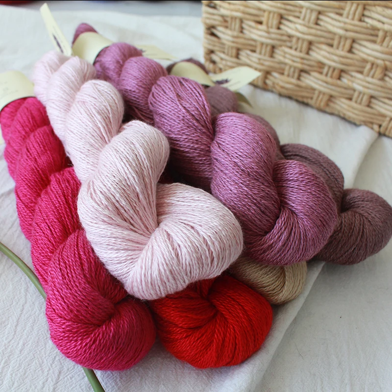 1*55g Silky Cashmere Fingering Weight  Yarn  Shiny Soft  Great for Shawl, ScarvesTop and Craf Projects