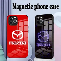 Mazda Phone Case Potdemiel For iPhone 15 Pro 11 Max 12 14 13 luxury Magsafe Wireless Charging Cover