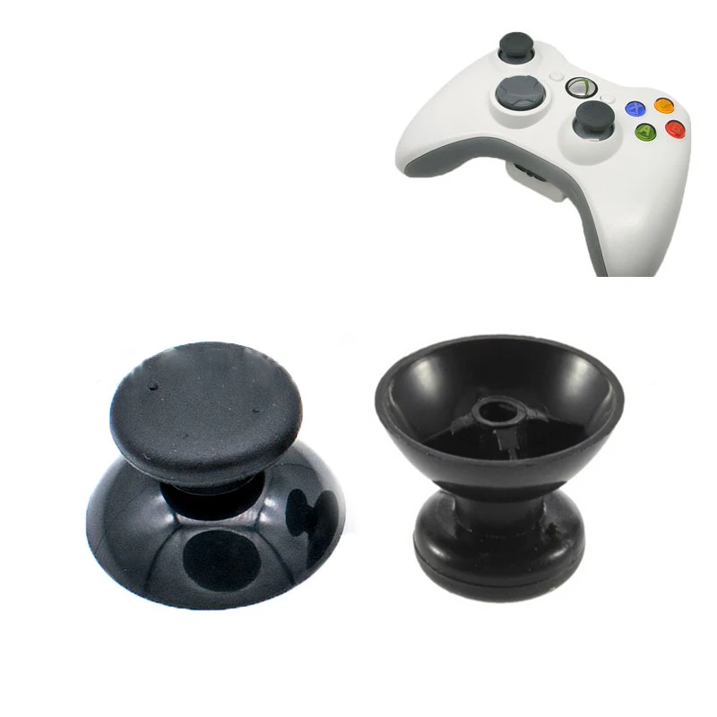 10Pcs 3D Analog Joystick Thumbstick Rubber Caps For XBOX 360 Controller Rocker Cap Cover Replacement