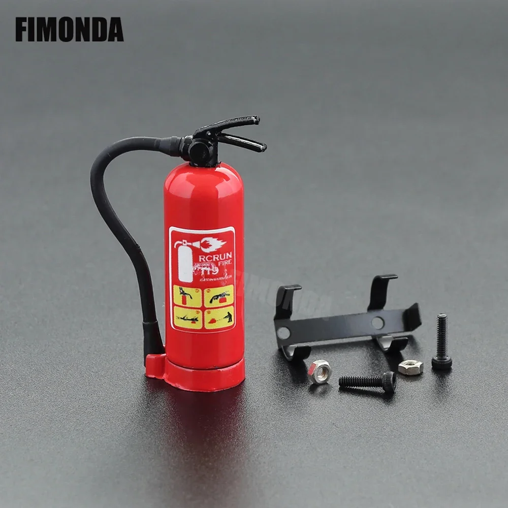 1/10 Scale Metal Shovel Axe Fuel Tank Fire Extinguisher Decoration Tool for RC Car TRX4 SCX10 VS4-10 Pro Phoenix WPL C24 YK6101