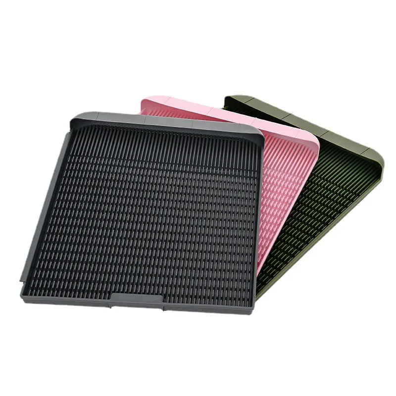 Large Dog Toilet Tray - Pee Pad Free Potty for Golden Retriever & Medium Breeds, Easy Clean Plastic Training Pan