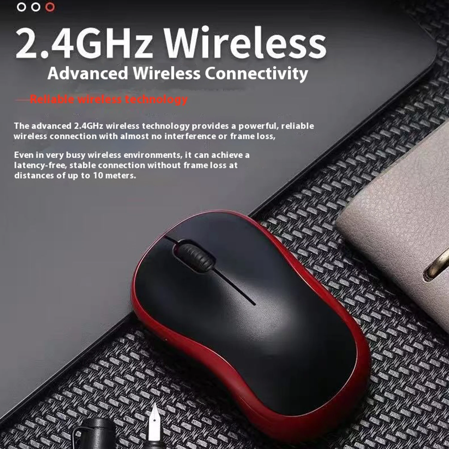 M185 2.4 GHz USB Wireless Mouse 1000DPI 3 Buttons Silent Gaming Optical Navigation Mice for PC/Laptop Mouse Gamer