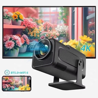 KaiAqua HY320 Upgrated Android 11 390ANSI Home Projector HD 4K Native 1080P Dual Wifi6 BT5.0 Cinema Outdoor Portable Projetor