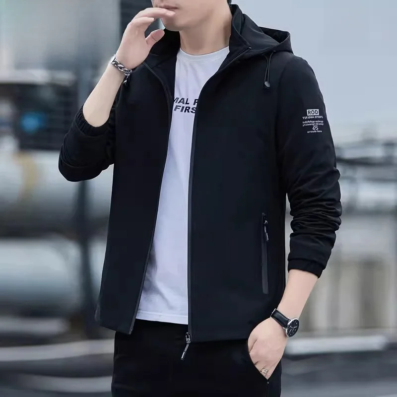 سترة رجالية مبطنة بالصوف مع غطاء للرأس، سميكة وأنيقة للخريف والشتاء، دافئة ومقاومة للرياح، تصميم مكسيكي جديد لعام 2025 #5