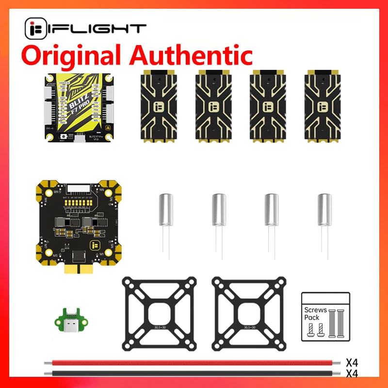 

IFlight BLITZ F7 Pro Combo Set с BLITZ E80 Single ESC для FPV