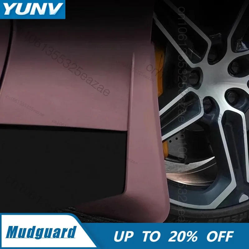 YUNV Mud Flaps for Xiaomi YU7 YU 7 2025-2026 ABS Splash Guard Fender Protector Exterior Mudguard Accessories Styling Front