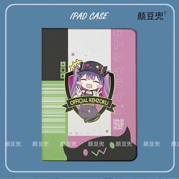 

Tokoyami Towa Hololive Anime For iPad 11th iPad Air 45 Mini 5 6 Case Luxury Silicone For Pro 12.9 11 For iPad 10th Protective