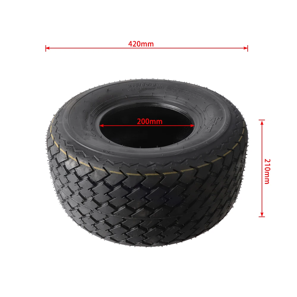 Pneu sem câmara de ar 215/60-8, pneu a vácuo reforçado 18x8.50-8 para substituição de roda de scooter elétrica Harley da cidade chinesa