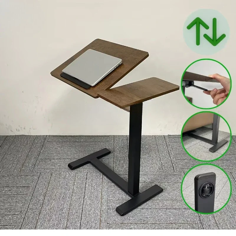Modern and efficient pneumatic lift table for quick adjustment in busy offices
