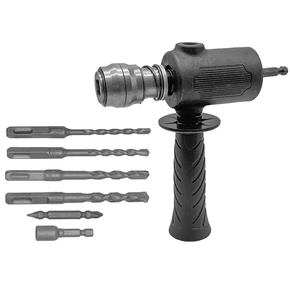 Electric Drill To Hammer Conversion Head Drill Bits  6mm ,8mm,10mm 12mm Four-pit Drill Chuck Stably Without Shaking