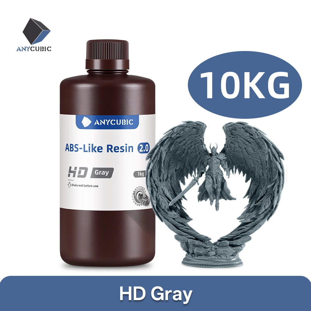 Nieuwe Anycubic 10KG 2.0 ABS-achtige hars 3D-printer fotopolymeerhars hogere sterkte & veerkracht snelle uitharding hoge precisie hars