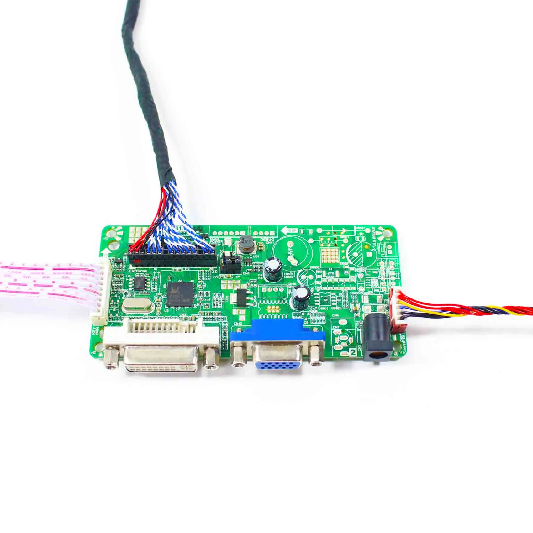 VGA DVI กระดานควบคุมแอลซีดี RT2281สำหรับ19ใน G190ETN01.2 G190ENT01.4หน้าจอ LCD