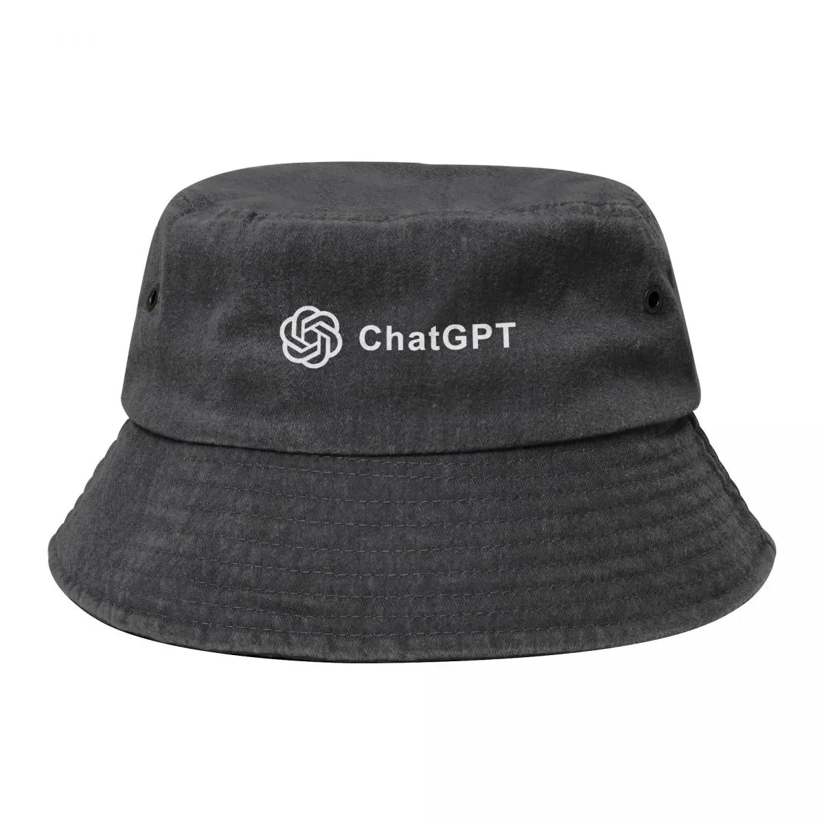 

ChatGPT Logo Cowboy Denim Fisherman Hat With Printing