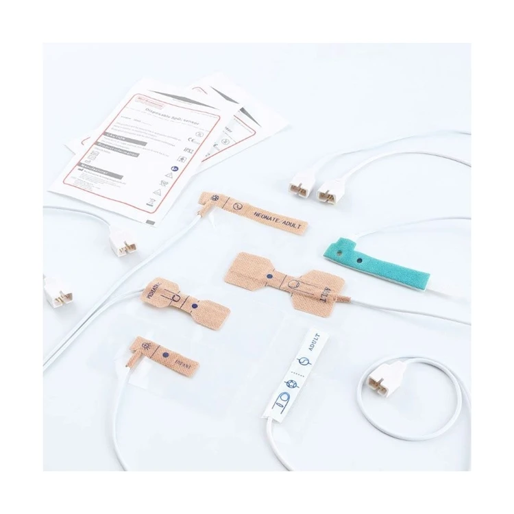 Neonatal/Adult SpO2 Pulse Oximeter Disposable Sensor CE/ISO Certified Class II Latex-Free