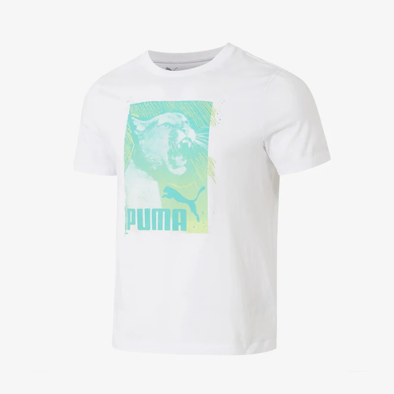 

Puma Genuine Summer Men's Minimalist Trendy Round Neck Short-Sleeve Tee 690277-02