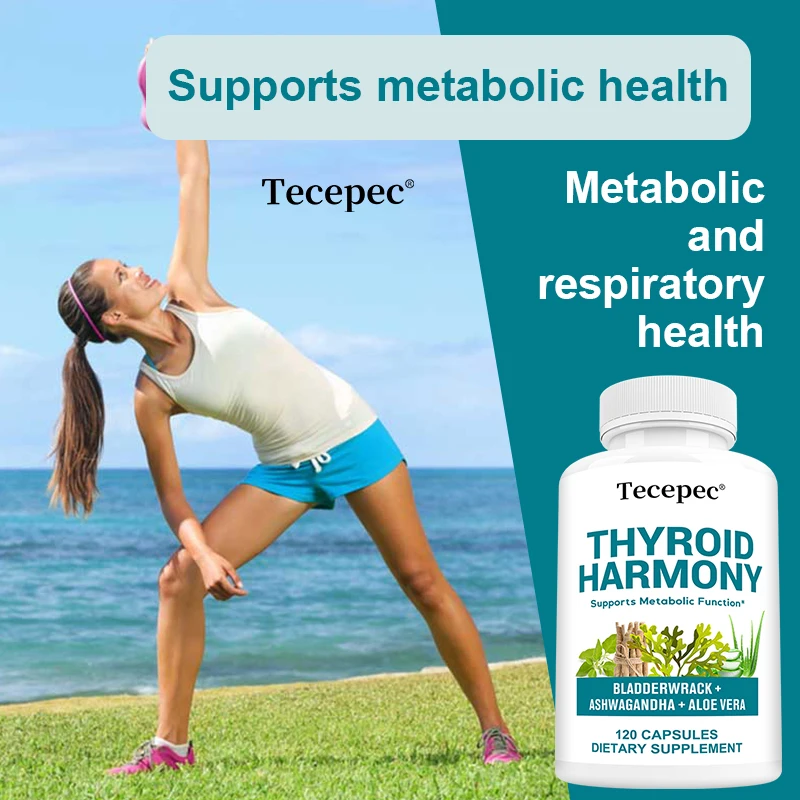

Thyroid Support Capsules - Support Thyroid Health, Metabolism, Energy and Focus Formula, Immunity Improvement