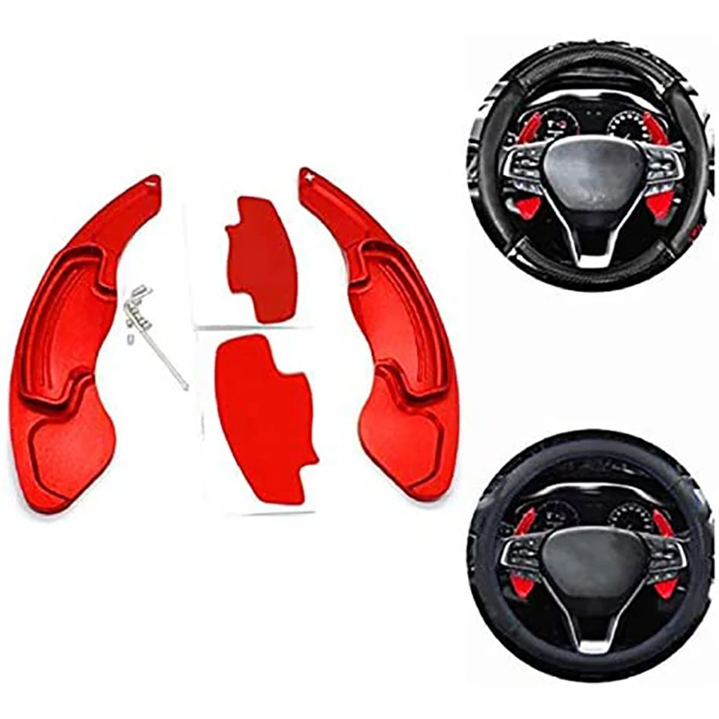 Aluminum Alloy Car Steering Wheel Shift Paddle Shifter Extension Fit for Honda Accord Civic Odyssey Acura CR-V UR-V