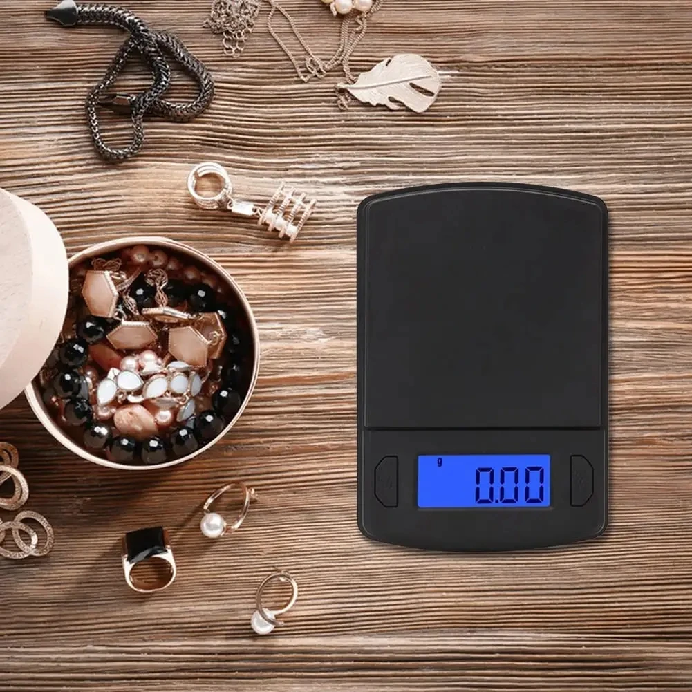 High Precision Digital Kitchen Scale 0.1g/0.01g Portable Pocket Balance LCD Electronic Measuring Tool For Jewelry Food Weight