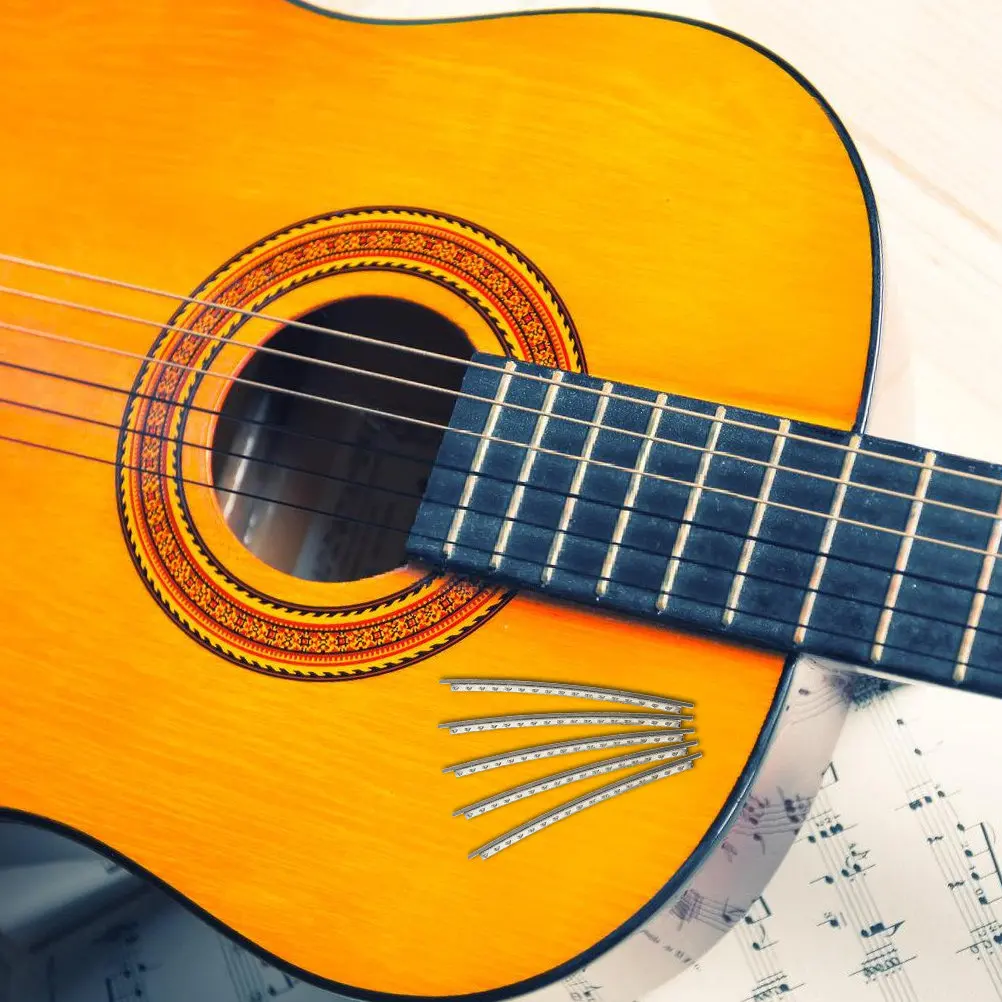 

48 шт. проволоки для ладов электрогитары из купроникеля, толщина 2,2 мм, универсальные, для ремонта грифа, плавные переходы, насыщенный звук