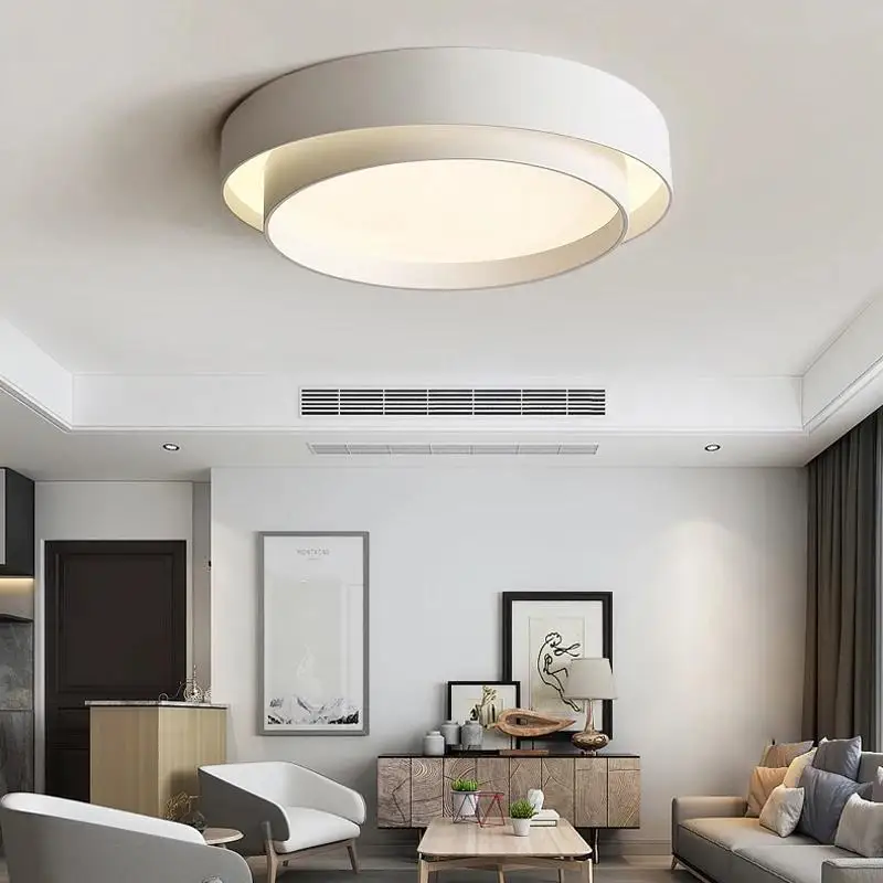 

50cm Modern ceiling lamp simple atmosphere Nordic lamps living room led lamp creative round study master bedroom lamp