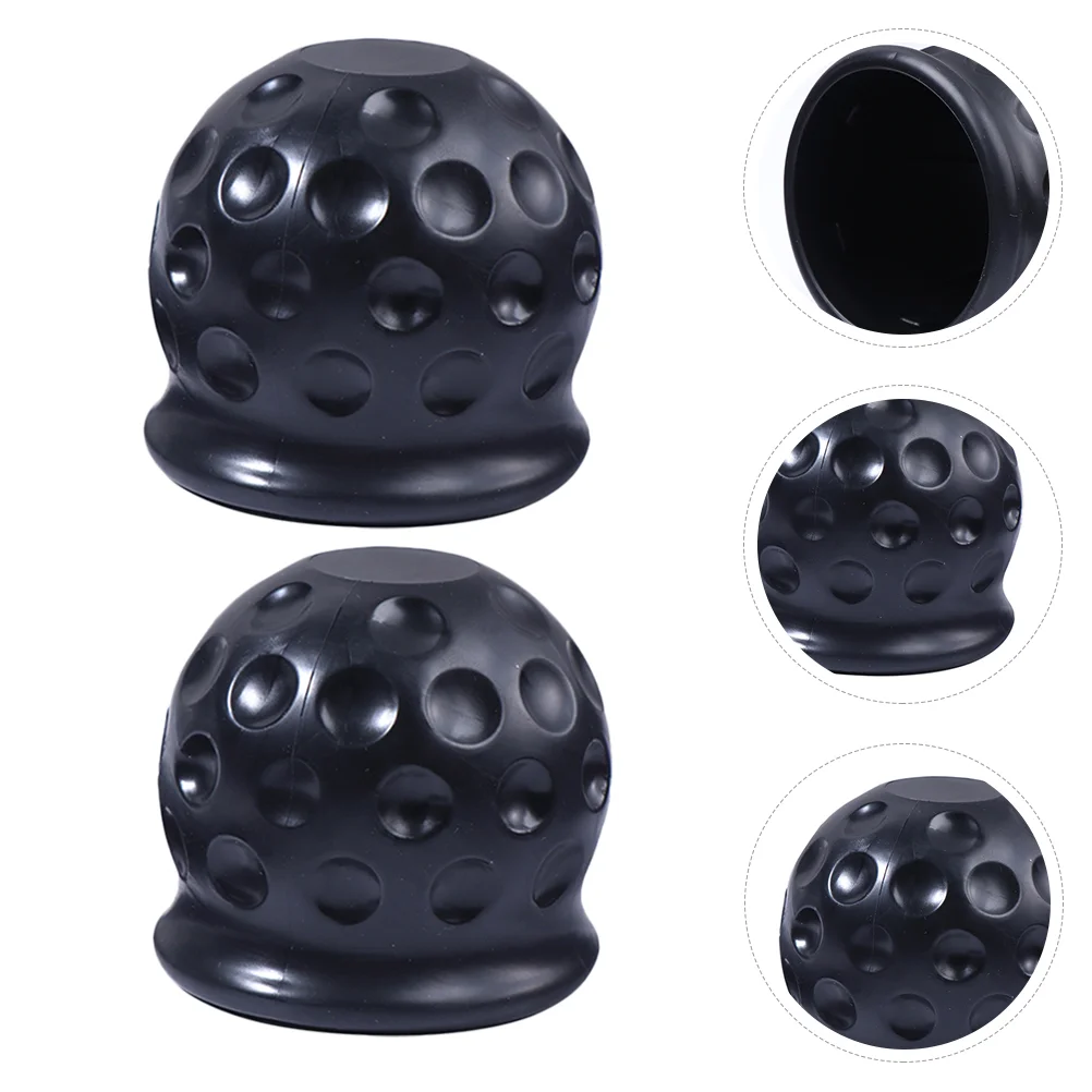 

2 Pcs Trailer Ball Protection Tow Hitch Balls Cover Accessories for Caravan Caps RV Protector Hook