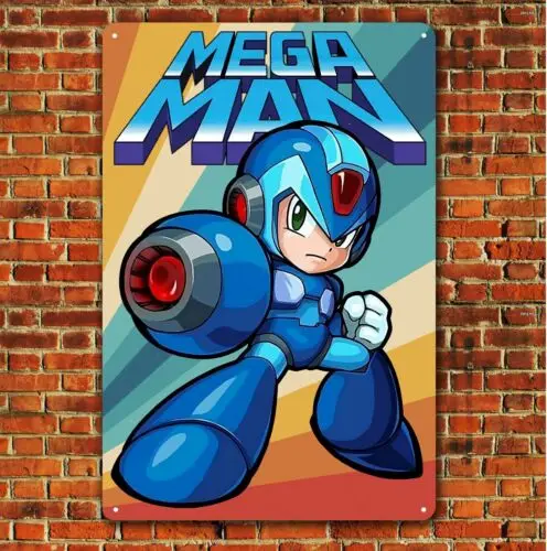 Mega Man Retro Video Game Metal Poster - 20x30cm (8x12 inch)