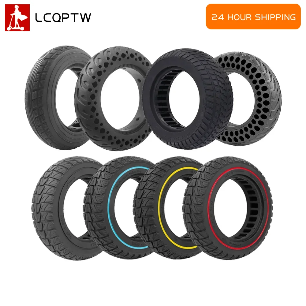 

10 Inch 10x2.0 Rubber Solid Tire for Xiaomi M365 Pro Pro2 1S Mi3 Electric Scooter Anti-Puncture Tyre Wheel Replacement Parts