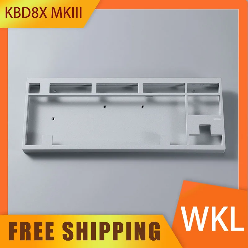 KBD8X MKIII WKL Keyboard Shell CNC Aluminum Gasket Top 87% WinKeyLess Layout Gaming Mechanical Keyboard Case Custom PC Accessory