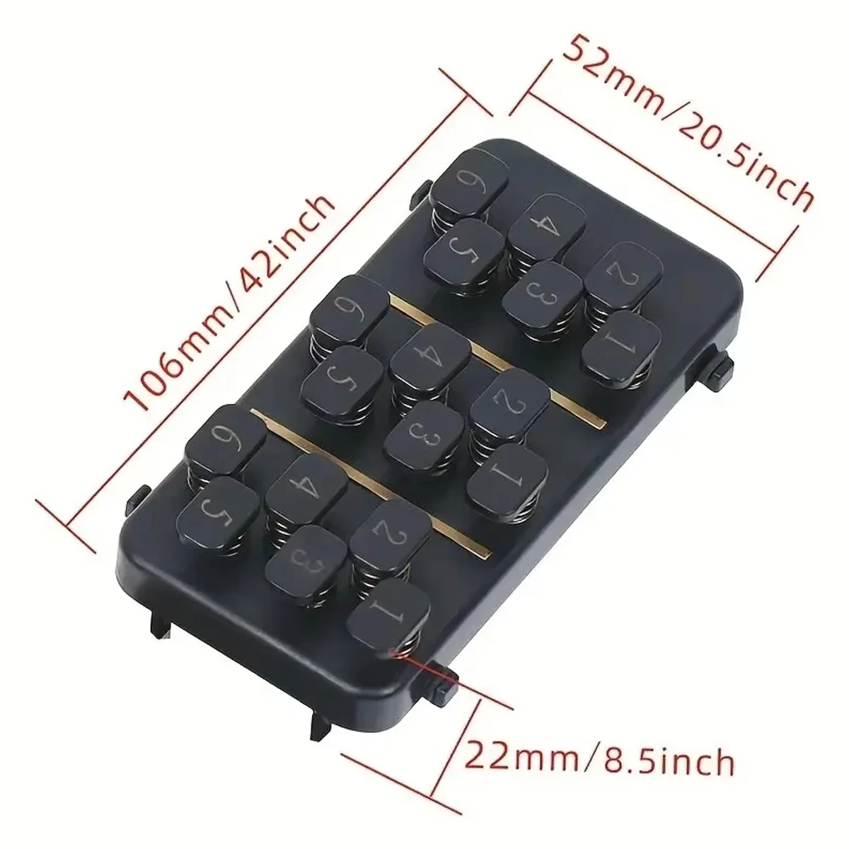 Miwayer Beginner Guitar Chord Aid Kit 18 Buttons One‑Click Operation Guitarists Training Assisted Learning Tool