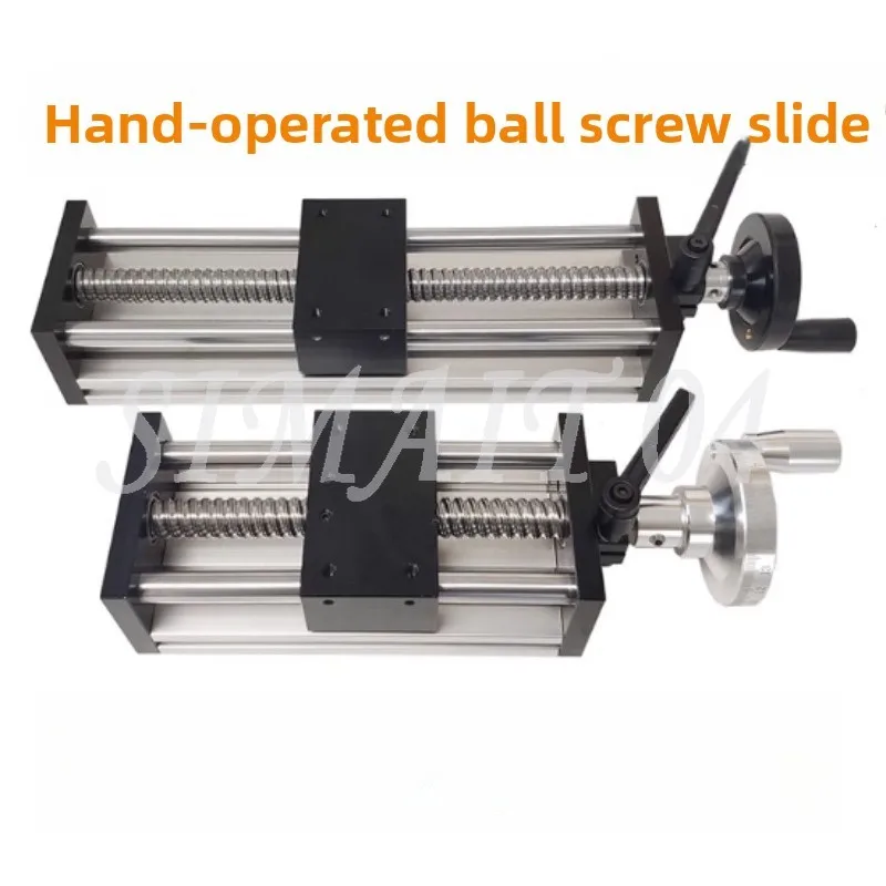 

Cross Lift Linear Slide Motion Unit Ball Screw Guide Rail Sliding Table Manual Handwheel