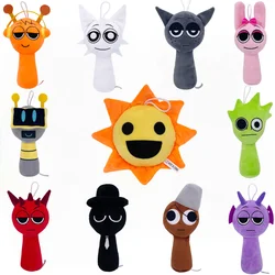 2025 nuevo caliente Sprunki muñecos de peluche juego de juguetes de dibujos animados lindo relleno suave increíble almohada juguete niños cumpleaños regalos de navidad