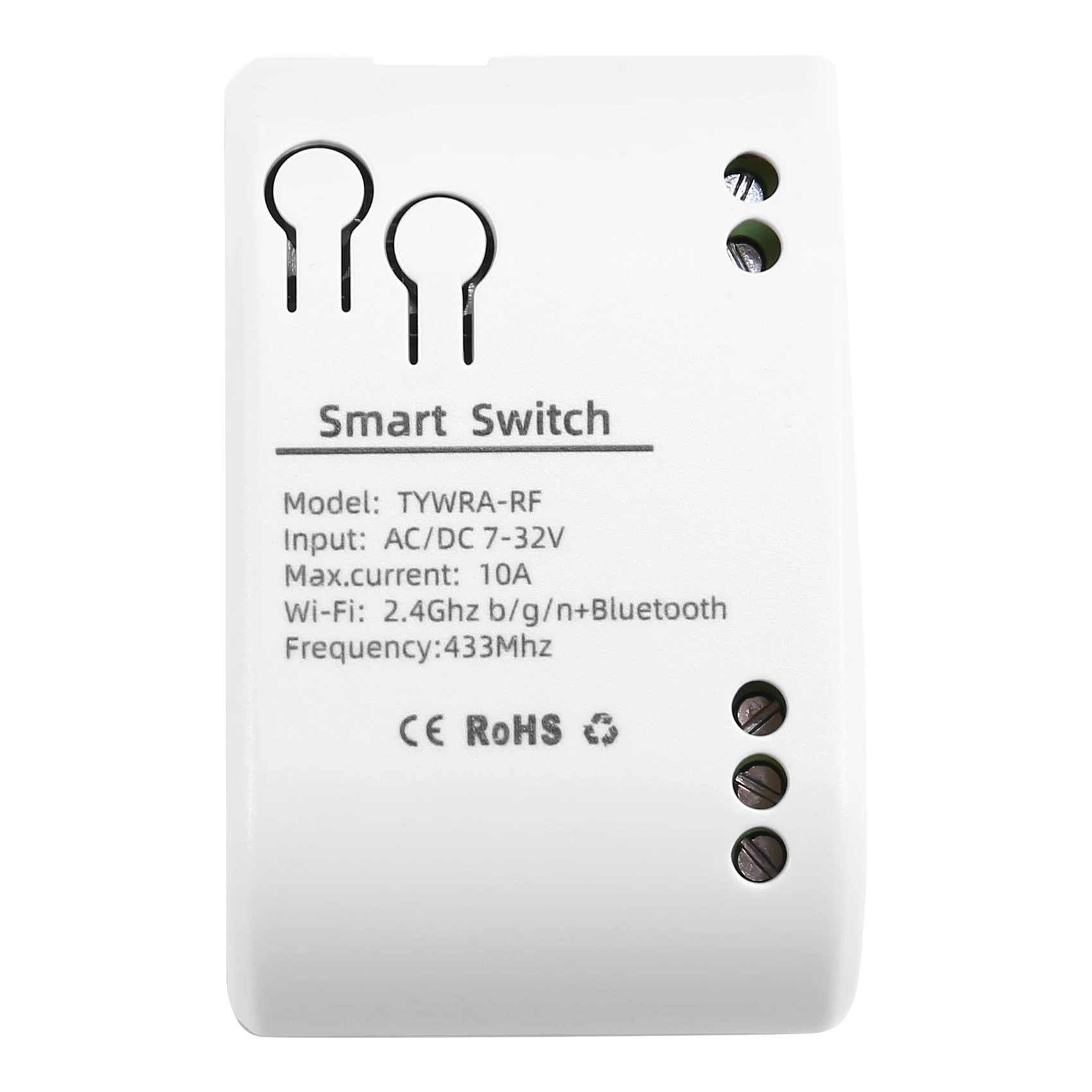 Tuya Smart Wifi Switch Module AC/DC7-32V RF 433 Radio Remote Control 1/2 Channels Inching Relay for Alexa Smart Home