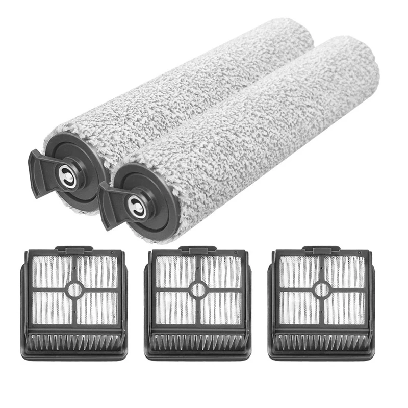 Roller Brush And Hepa Filter Replacement For Xiaomi Dreame H11 / H11 Max Wet And Dry Vacuum Cleaner Spare Parts