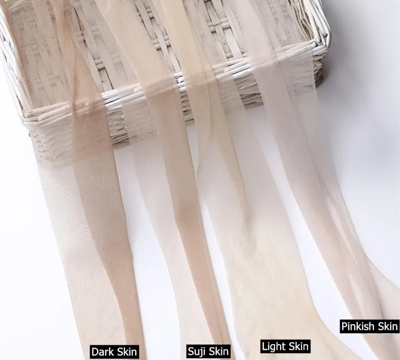 Ultradünner 0,1D-Damen-Sommerstrumpf, dünne Linie, im Schritt, eng, vollständig transparent, nahtlos, Zehenbereich, dehnbar, sexy Strumpfhose – Detail 12
