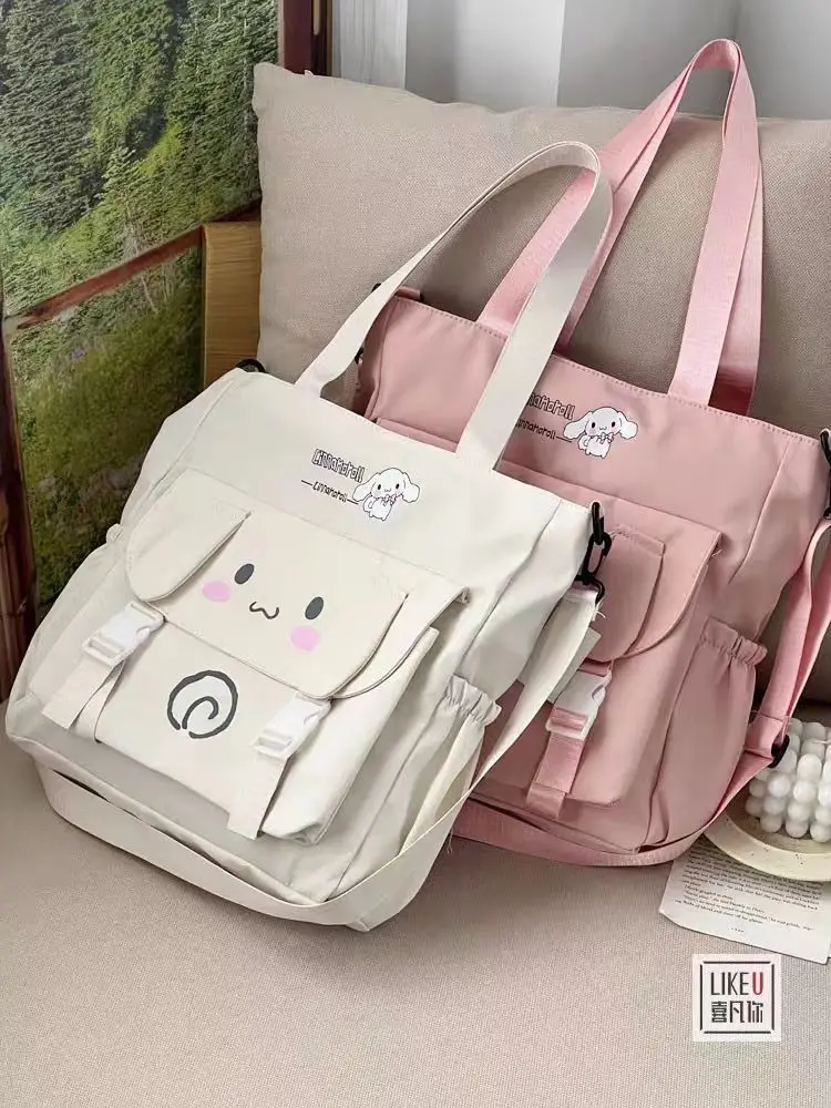 Sanrio Cartoon cute cinnamoroll torba na ramię torba klasy korepetycje kawaii sanrio wodoodporny plecak prezent na walentynki