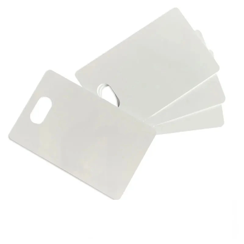50pcs RFID IC Card With Hole 13.56mhz S50 Use For Access Control / Time Attendance/ Car Parking Etc
