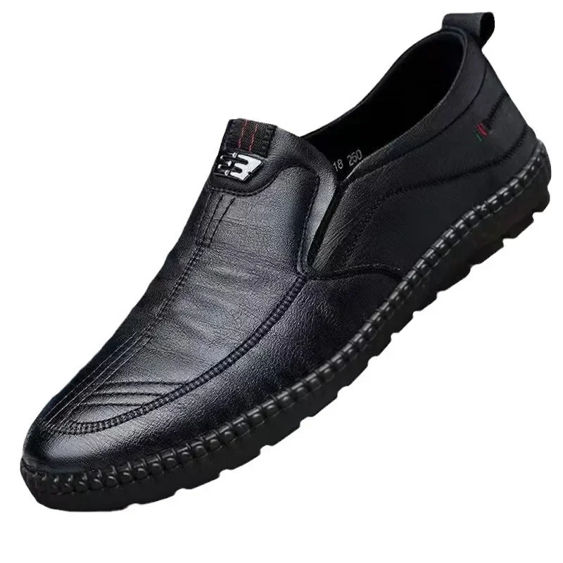 

Men's new leather shoes, soft sole, soft surface business leisure, fashionable and comfortable shoes, driving