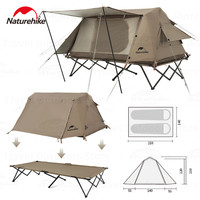 Naturehike A-Type Automatic Tent Outdoor Camping Shelters Ridge Off The Ground One Touch Tent 1-2 Persons Quick Open Waterproof