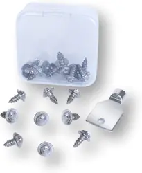 8 Fans Screw-in Studs for Wading Boots,20 Wading Boot Studs plus one tool for Felt Or Cleated Footwear
