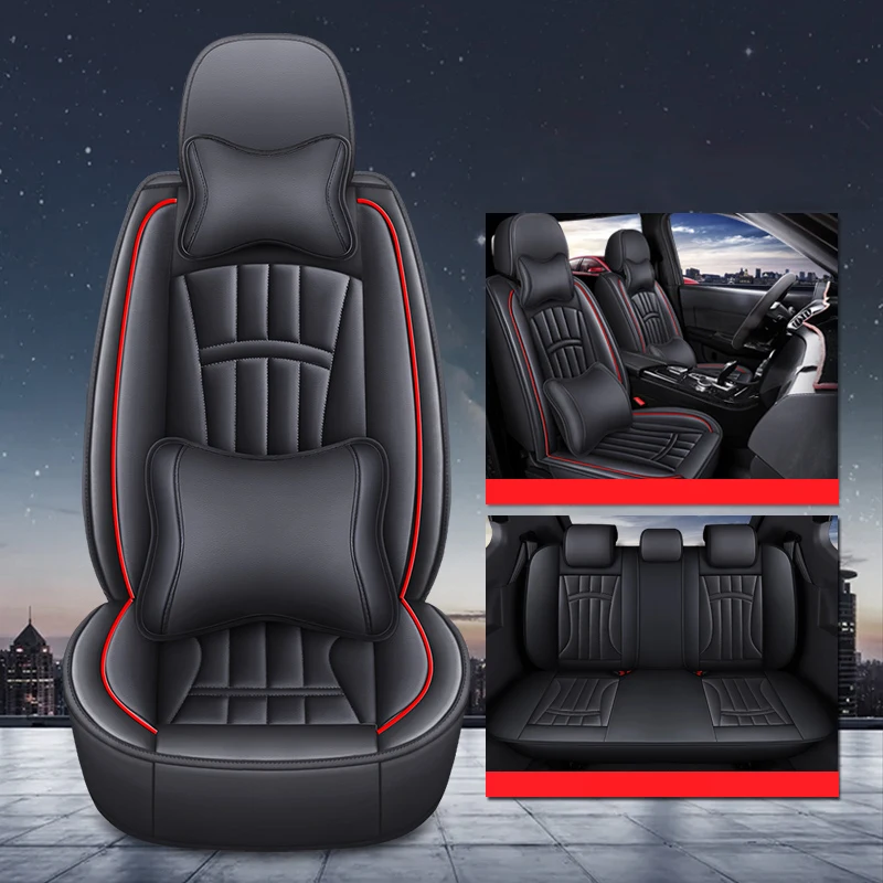 

Универсальные чехлы на автомобильные сиденья для Mitsubishi Eclipse Cross L200 ASX Outlander Subaru Impreza Forester XV Auto Accesorios, водонепроницаемые