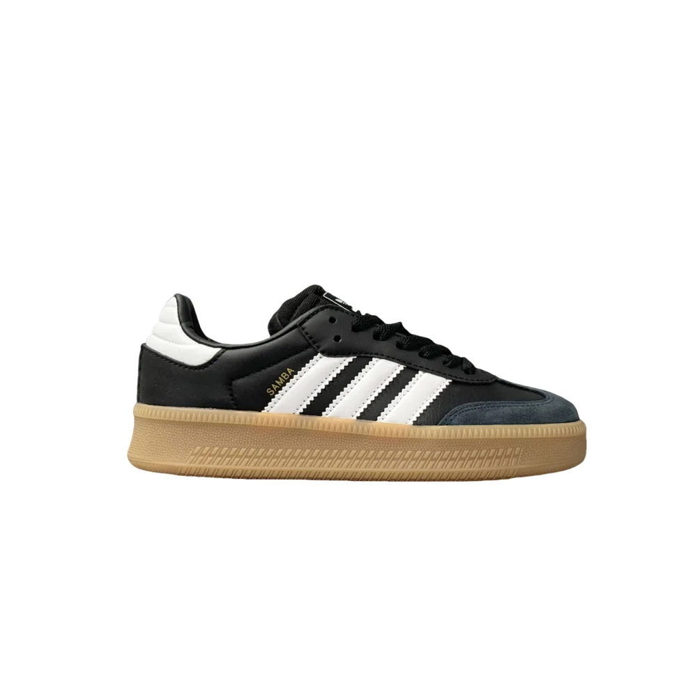 Adidas Originals Samba XLG Women and Men Black and White Comfortable and Versatile Trend Non-slip Low-top Board Shoes IE1379