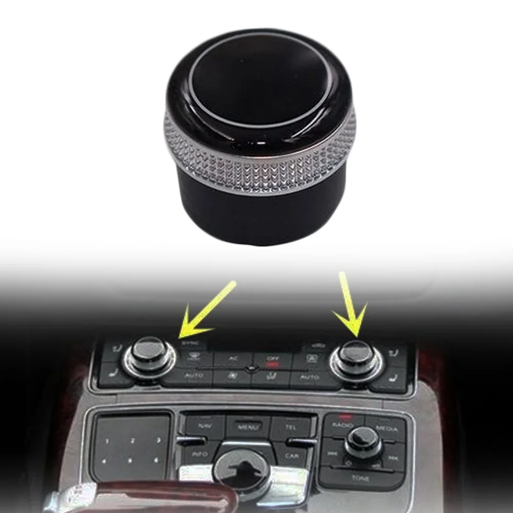 

1x Center Console A/C Adjusting Knob Cover For A8 2011-2017 For S8 2013-2016 Plastic Direct Fit Part Kit Auto Accessories