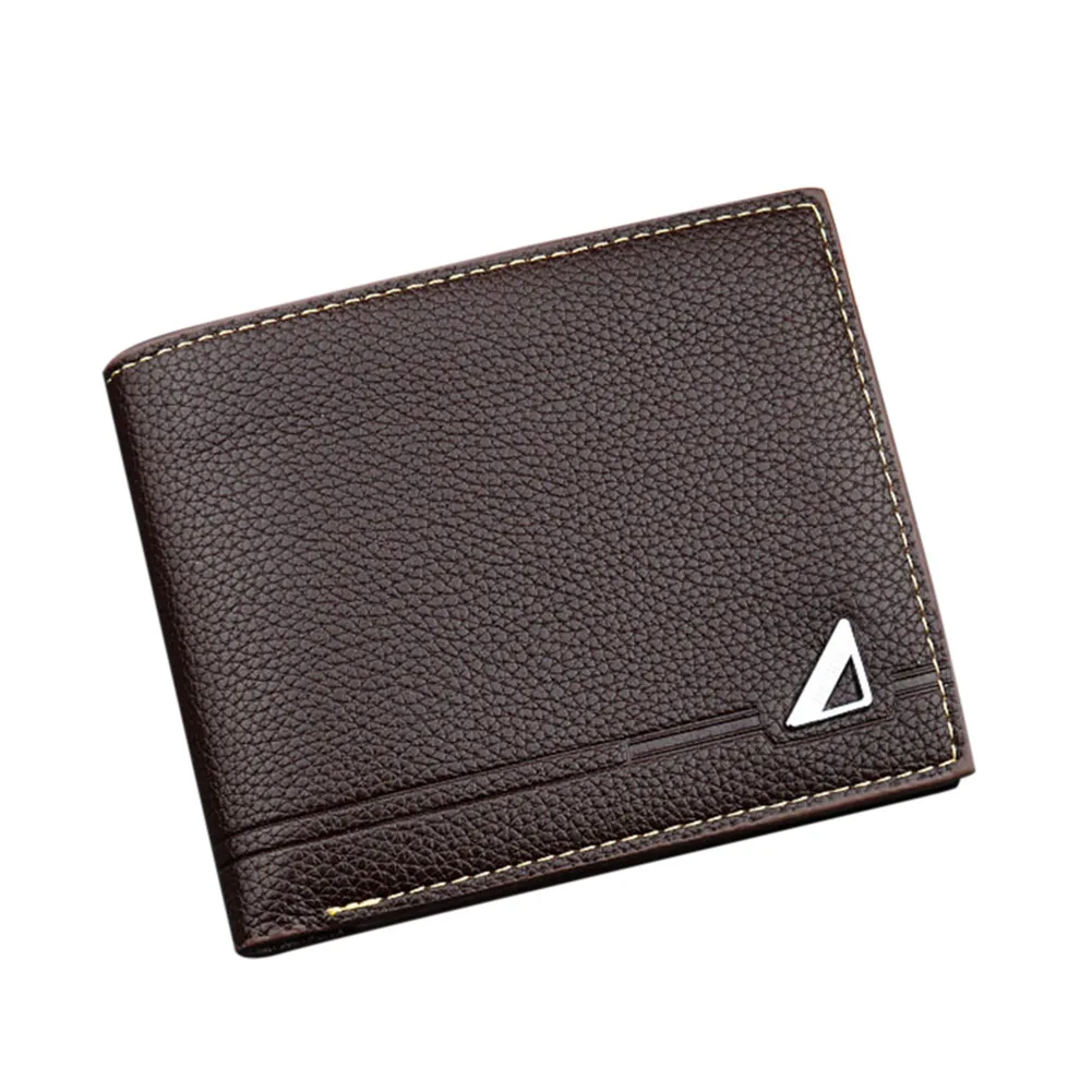 

Men Wallets Purse PU High Capacity Mini Durable Fashion For Coin Money Cards Holder