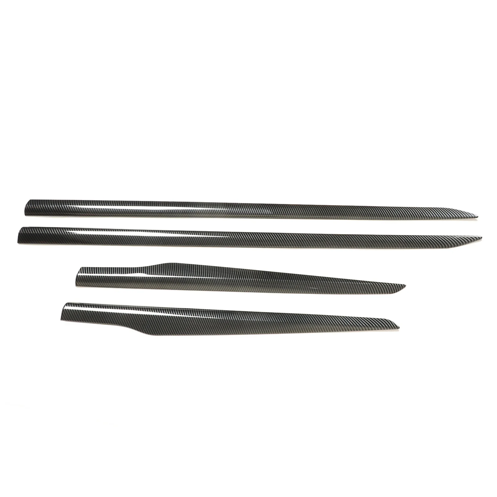 

Накладка для украшения двери, гладкая, простая установка, нижняя наклейка на дверь, накладка, замена углеродного молдинга для KIA Sportage HEV NQ5